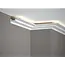 Lijst & Ornament QL024 Multi Plint (85 x 30 mm), HDPS, lengte 2 m