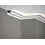 Lijst & Ornament QL024 Multi Plint (85 x 30 mm), HDPS, lengte 2 m