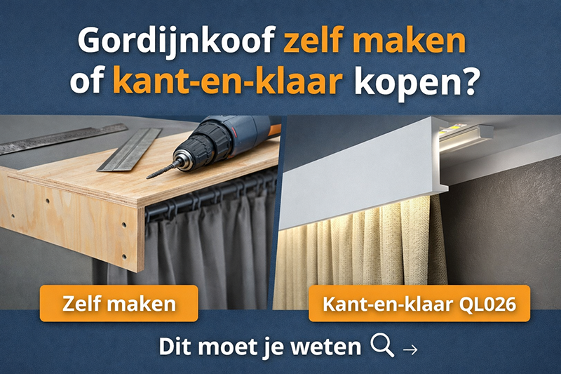 Gordijnkoof maken of kopen?
