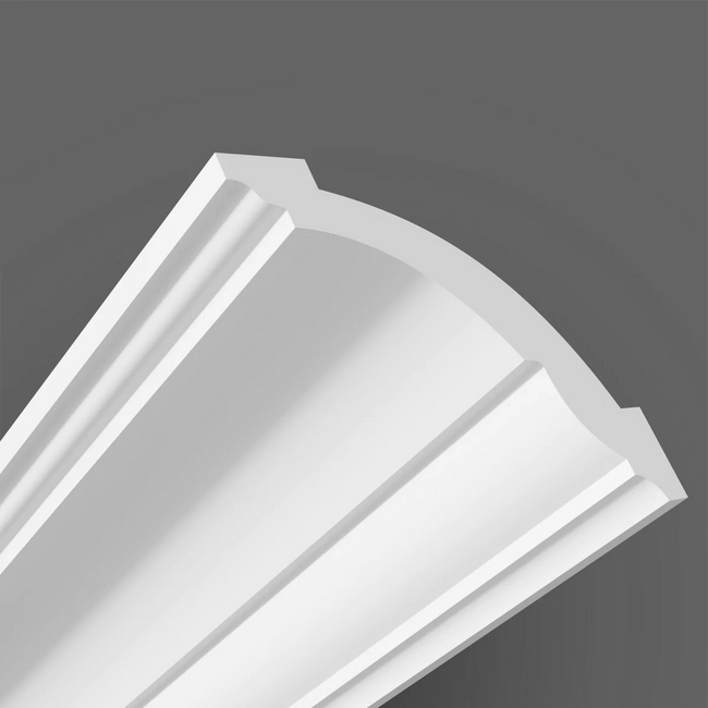 Homestyl Plafondlijst NAS 80 x 80 mm - Lengte 200 cm - Wit XPS