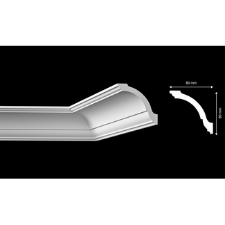 Homestyl NAS (80 x 80 mm), lengte 2 m