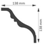Homestyl NMT200 (138 x 138 mm), lengte 2 m