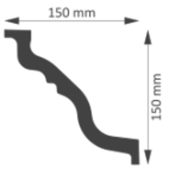 Homestyl NMT210 (150 x 150 mm), lengte 2 m