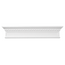 Grand Decor Grand Decor Fronton, gevelornament, kozijn, deuromlijsting D419 (123,5 x 25 x 9 cm), polyurethaan