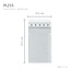 Grand Decor Pilastervoet PL255 - polyurethaan, 13,5 x 25,5 cm