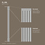 Grand Decor Pilasterschacht PL250 - polyurethaan, 11 x 200 cm