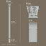 Grand Decor Pilasterkapiteel PL251N - polyurethaan, 17,8 x 16 cm