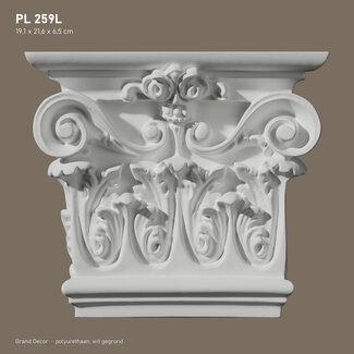 Grand Decor Pilaster PL259L kapiteel (21,6 x 19,1 cm)