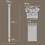 Grand Decor Pilasterkapiteel PL259L - polyurethaan, 21,6 x 19,1 cm