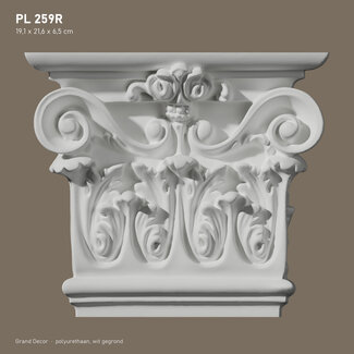 Grand Decor Pilaster PL259R kapiteel (21,6 x 19,1 cm)