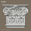 Grand Decor Pilasterkapiteel PL259R - polyurethaan, 21,6 x 19,1 cm