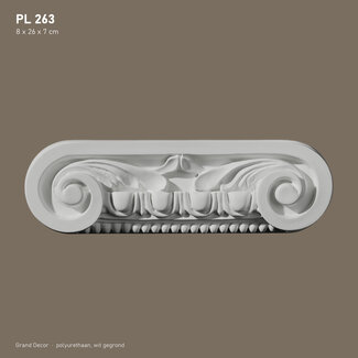 Grand Decor Pilaster PL263 kapiteel (26 x 8 cm)