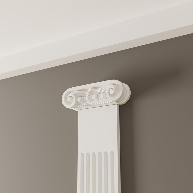 Grand Decor Pilasterkapiteel PL263 - polyurethaan, 26 x 8 cm