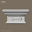 Grand Decor Pilasterkapiteel PL264 - polyurethaan, 31,3 x 17 cm