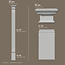Grand Decor Pilasterkapiteel PL279 - polyurethaan, 27,2 x 17 cm