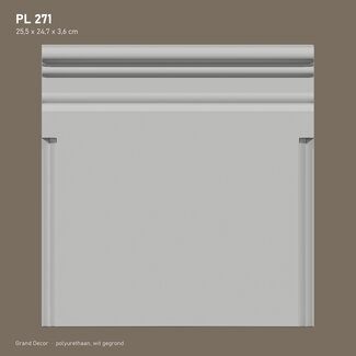 Grand Decor Pilaster PL271 voet (24,7 x 25,5 cm)