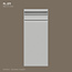 Grand Decor Pilastervoet PL277 - polyurethaan, 11 x 25,4 cm