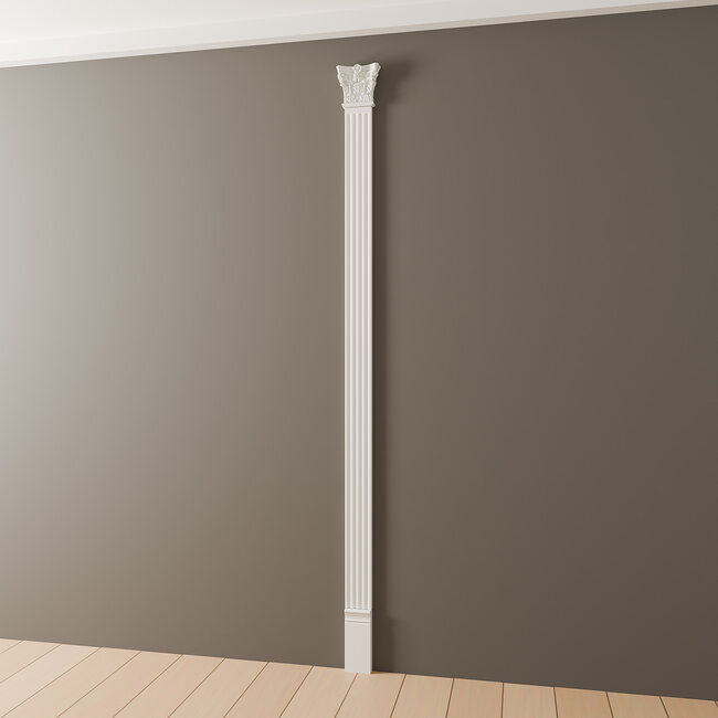 Grand Decor Pilastervoet PL277 - polyurethaan, 11 x 25,4 cm