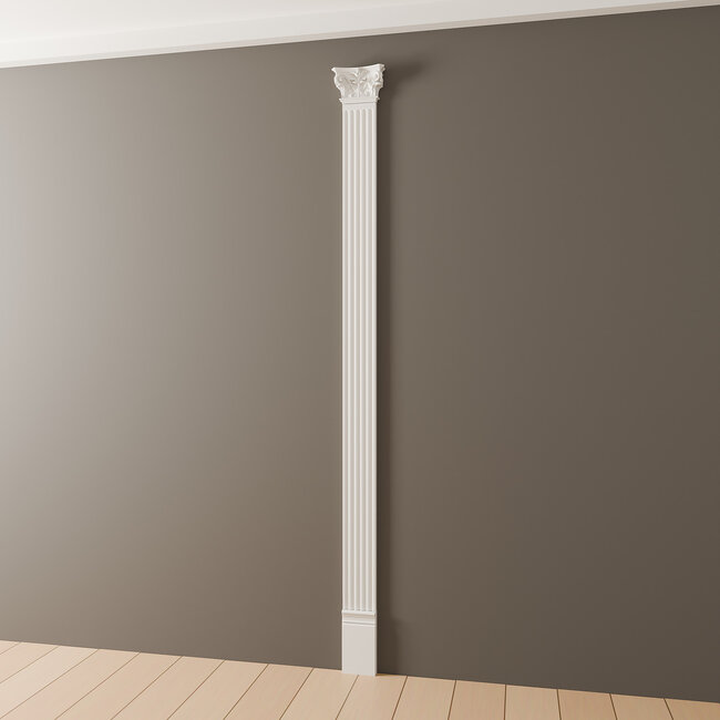 Grand Decor Pilastervoet PL278 - polyurethaan, 13,8 x 25,4 cm