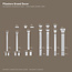Grand Decor Pilastervoet PL278 - polyurethaan, 13,8 x 25,4 cm