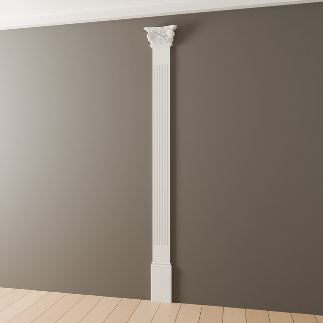 Grand Decor Pilasterschacht PL273 - polyurethaan, 16,5 x 200 cm