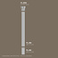 Grand Decor Pilasterset PL252 + PL250 + PL251N - polyurethaan, hoogte 241,5 cm