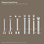 Grand Decor Pilasterset PL255 + PL253 + PL254N - polyurethaan, hoogte 239 cm