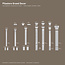 Grand Decor Pilasterset PL266 + PL276 + PL265N - polyurethaan, hoogte 281 cm