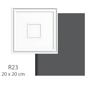 Vidella Rozet VR23 20 x 20 cm - Sierlijsten en Ornamenten Webshop