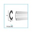 Tesori LED sierlijst voor indirecte verlichting XPS, KD112 (165 x 60 mm), lengte 1,15 m