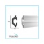 Tesori LED sierlijst voor indirecte verlichting XPS, KD119 (165 x 70 mm), lengte 1,15 m