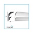 Tesori LED sierlijst voor indirecte verlichting XPS, KD202 (150 x 90 mm), lengte 1,15 m