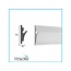 Tesori LED sierlijst voor indirecte verlichting XPS, KD402 (150 x 55 mm), lengte 1,15 m - Verzonken / Semi-Verzonken