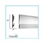 Tesori LED sierlijst voor indirecte verlichting XPS, KD404 (180 x 44 mm), lengte 1,15 m - Verzonken / Semi-Verzonken