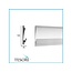 Tesori LED sierlijst voor indirecte verlichting XPS, KD406 (180 x 35 mm), lengte 1,15 m - Verzonken / Semi-Verzonken