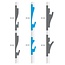 Tesori LED sierlijst voor indirecte verlichting XPS, KD406 (180 x 35 mm), lengte 1,15 m - Verzonken / Semi-Verzonken