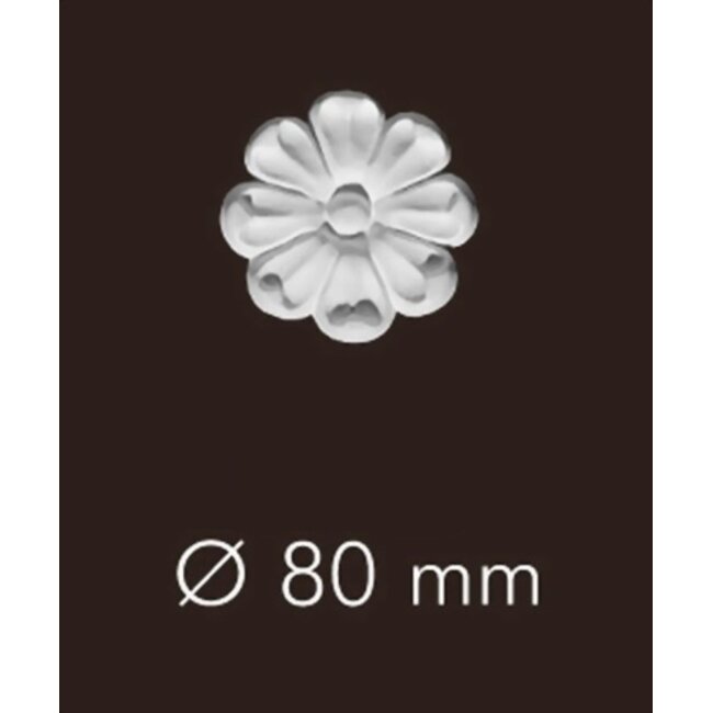 Grand Decor Rozet R617 diameter 8,0 cm