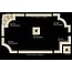 Grand Decor CR710B hoekbochten (275 x 275 mm), polyurethaan, set (4 hoeken)