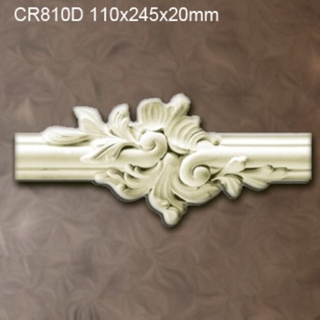 Grand Decor CR810D Sierstukjes (110 x 245 mm), polyurethaan, set (4 stuks)