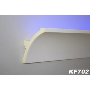 Grand Decor Polyurethaan - LED sierlijst voor indirecte verlichting, KF702 (80 x 60 mm), lengte 2 m