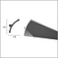 Grand Decor Polyurethaan - LED sierlijst voor indirecte verlichting, KF708 (140 x 106 mm), lengte 2 m