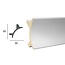 Grand Decor Polyurethaan - LED sierlijst voor indirecte verlichting, KF703 (90 x 90 mm), lengte 2 m