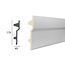 Grand Decor Polyurethaan - LED sierlijst voor indirecte verlichting, KF707 (179 x 45 mm), lengte 2 m