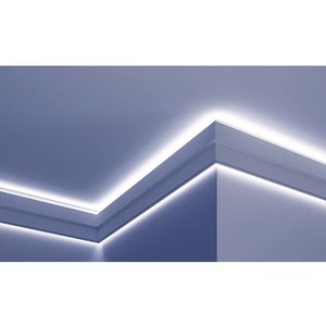 Grand Decor Polyurethaan - LED sierlijst voor indirecte verlichting, KF709 (150 x 40 mm), lengte 2 m