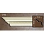Grand Decor Kroonlijst C755 (130 x 120 mm), polyurethaan, lengte 2 m