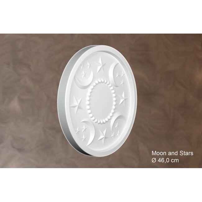 Grand Decor Rozet MOON AND STARS diameter 46,0 cm babykamer / kinderkamer
