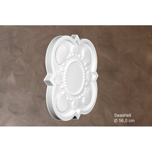 Grand Decor Rozet SEASHELL diameter 56,0 cm babykamer / kinderkamer