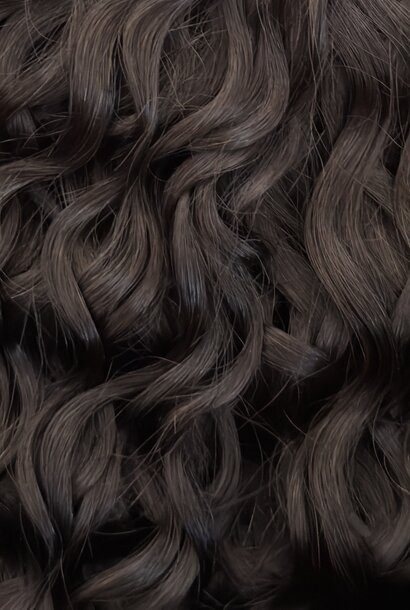 The Blended Weft Soft Curls - Black Brown