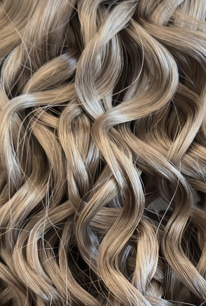 The Blended Weft Soft Curls - Cool Dark Blonde