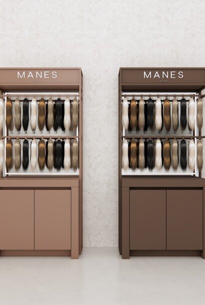 Manes Exclusive Hair Extensions Presentation Unit